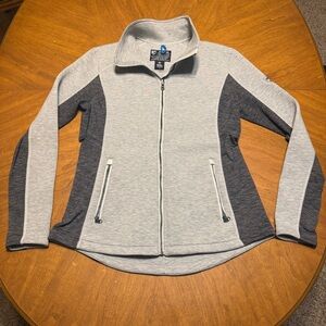 Kuhl Projekt Jacket Womens Large Gray Full Zip Lightweight Outdoor Athletic